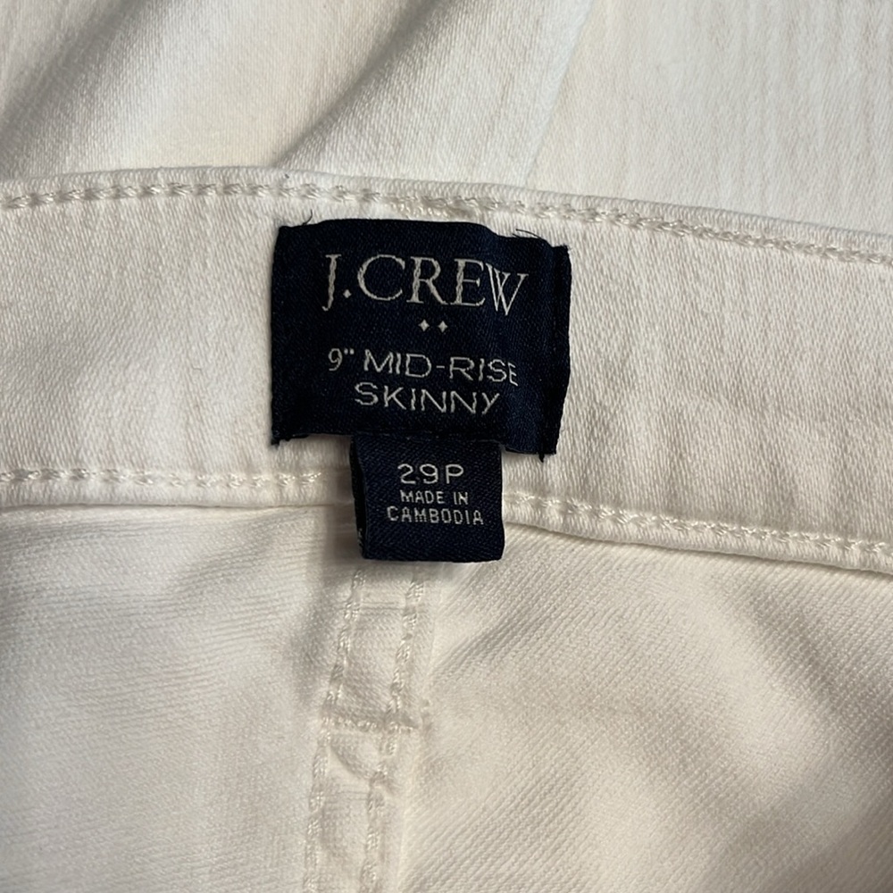 J Crew White Jeans - Picture 4 of 11